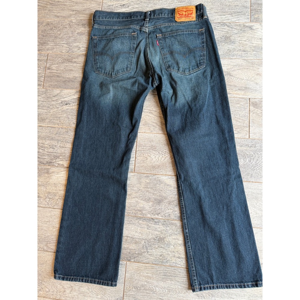 Levi's 527 Slim Bootcut Jeans 36x30 Denim Mens 36 x 30 Levi Strauss Boot Western
